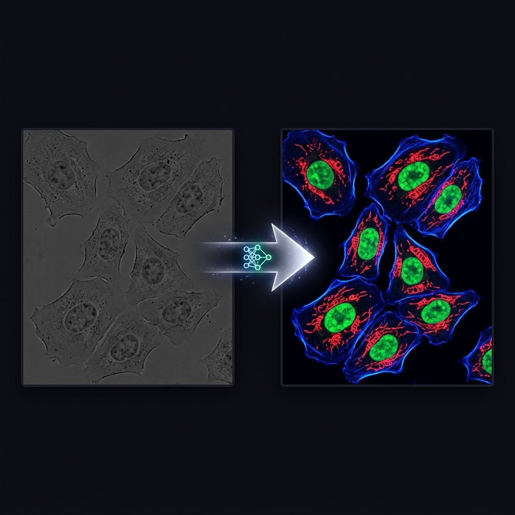 Brightfield to fluorescence: AI-powered cross-modality transformation
