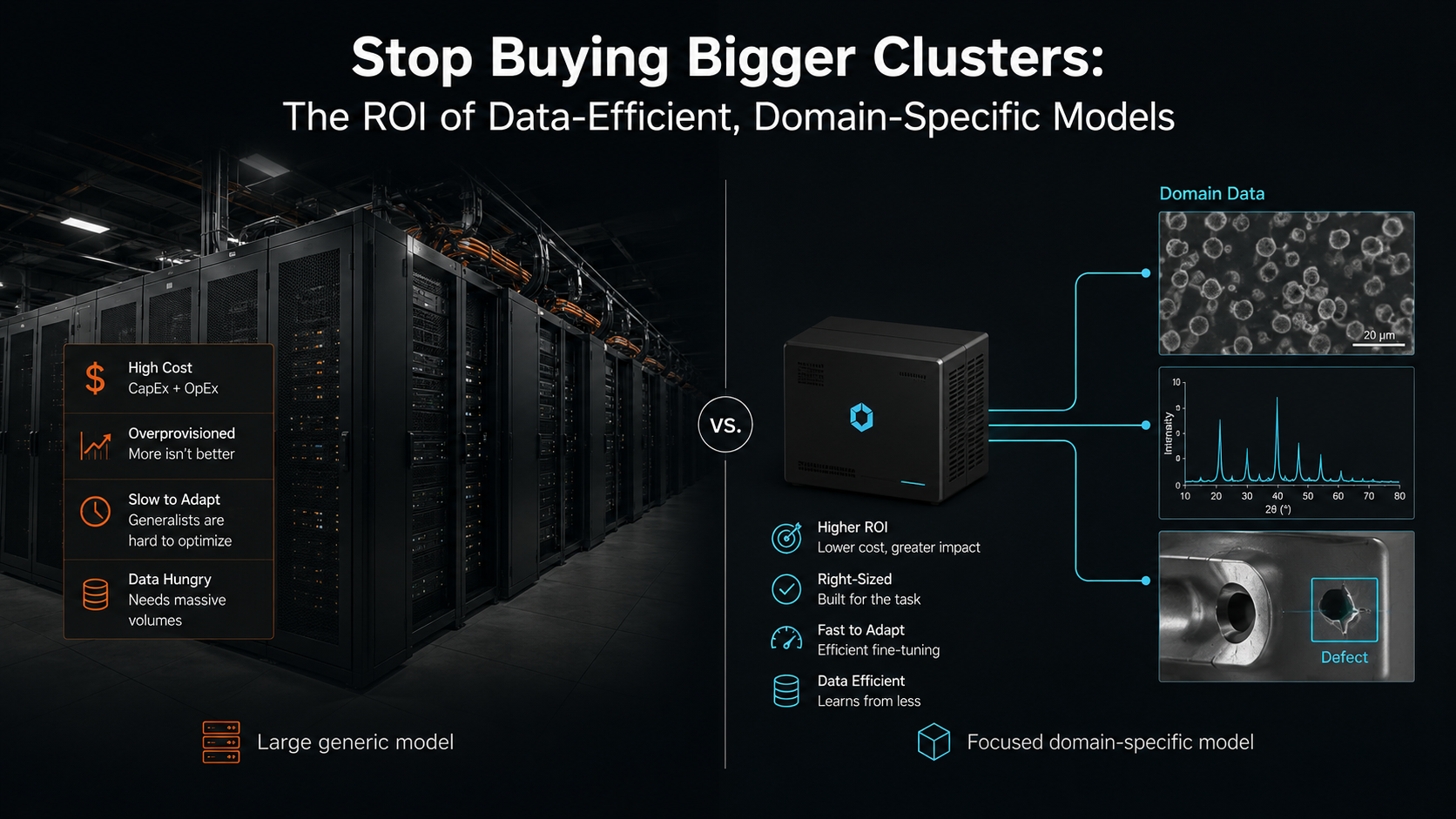 A small domain-specific model can deliver more value than a much larger generic model when the task, data, and deployment constraints are well defined.